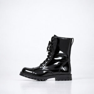 Samelin 511 patent black boot, side profile
