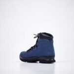 Samelin 5531 Navy hiking boot, rear three-quarter view
