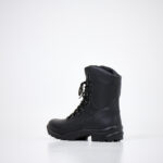 Black Samelin 739 boot in angled side view