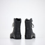 Pair of black Samelin 739 boots viewed from the rear